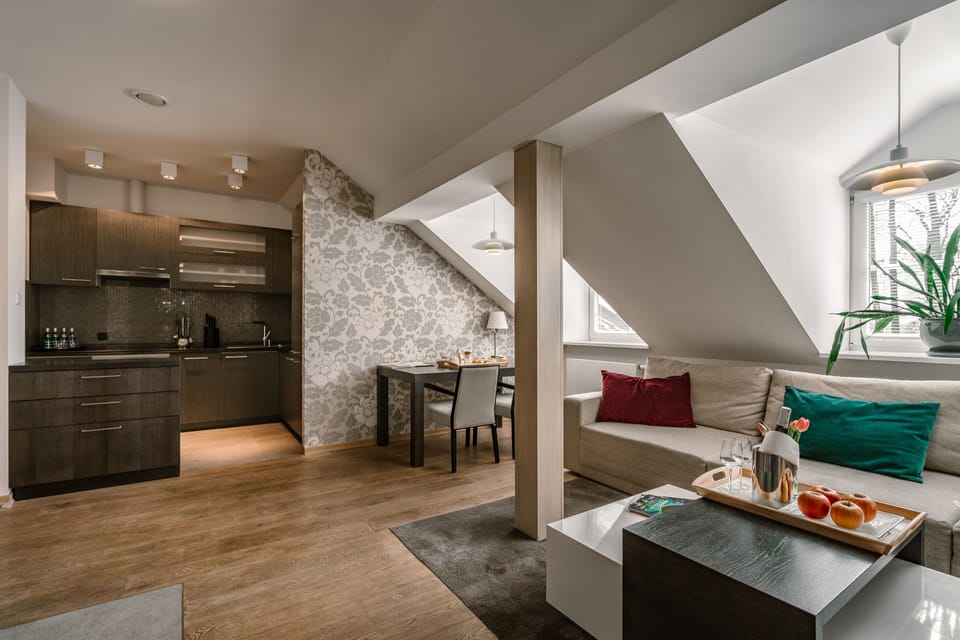 Deluxe Apartment, Non Smoking | Private kitchen