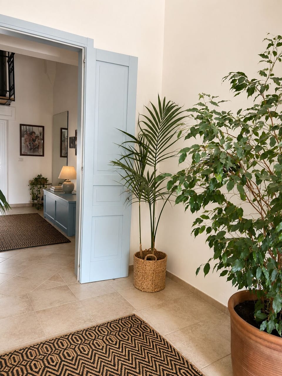 Interior entrance