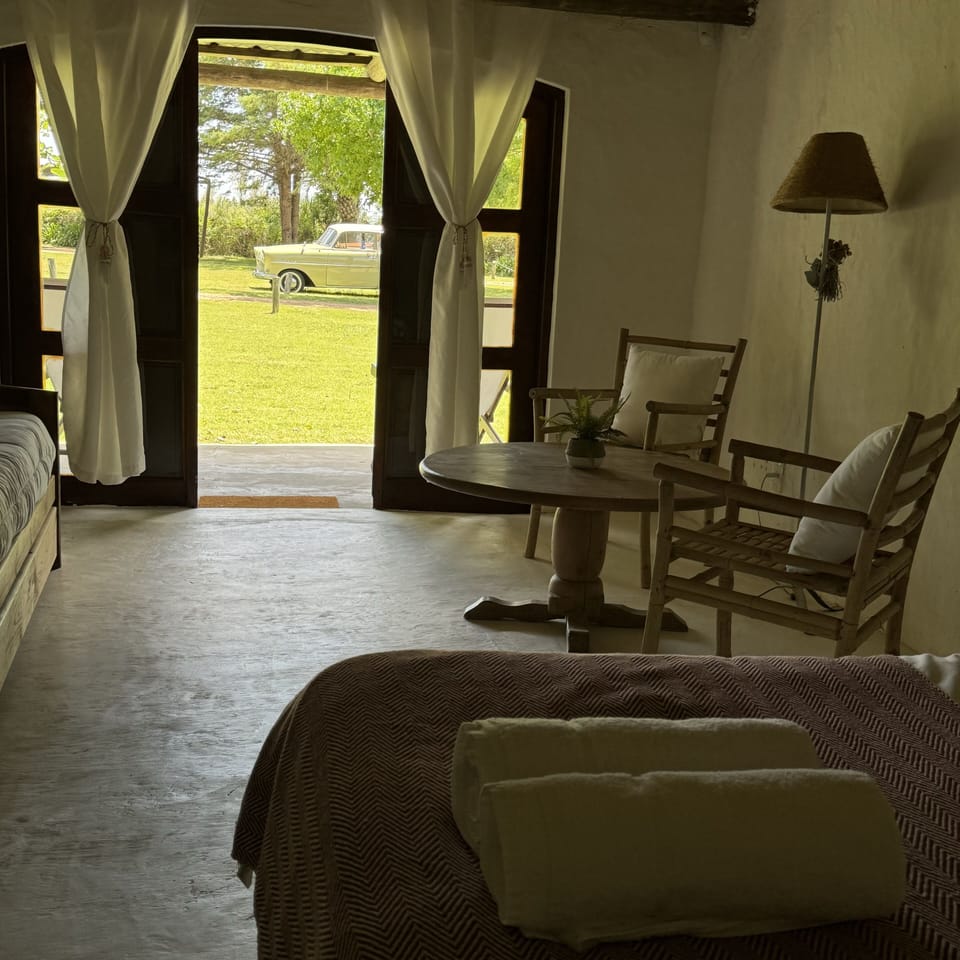Room, 1 Double Bed, Garden View | Blackout drapes, iron/ironing board, bed sheets