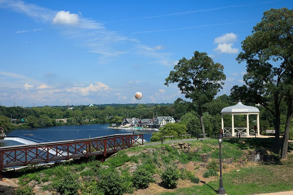 Boathouse Row from Art Museum