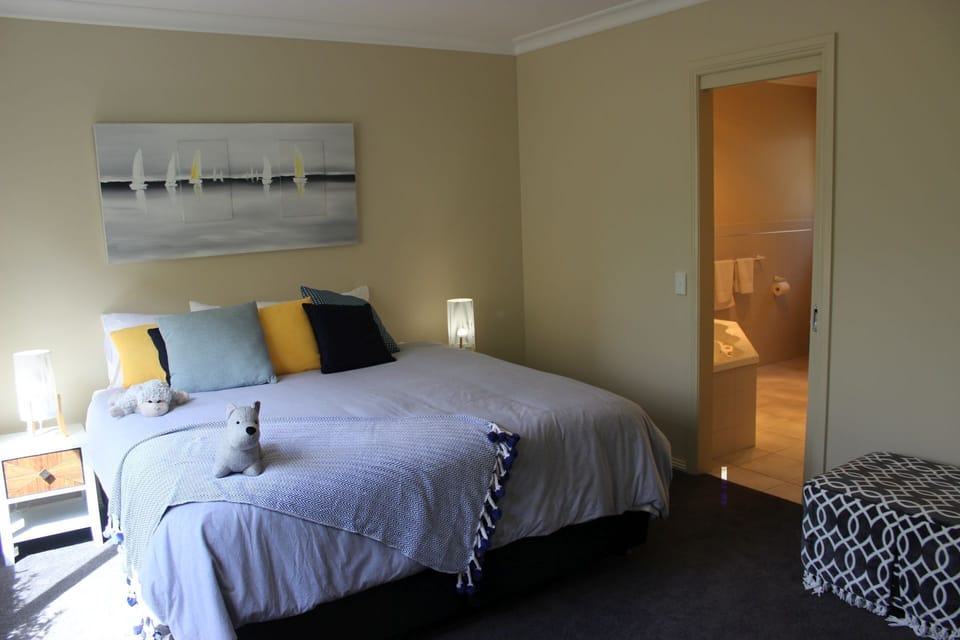 Master bedroom with King bed and ensuite