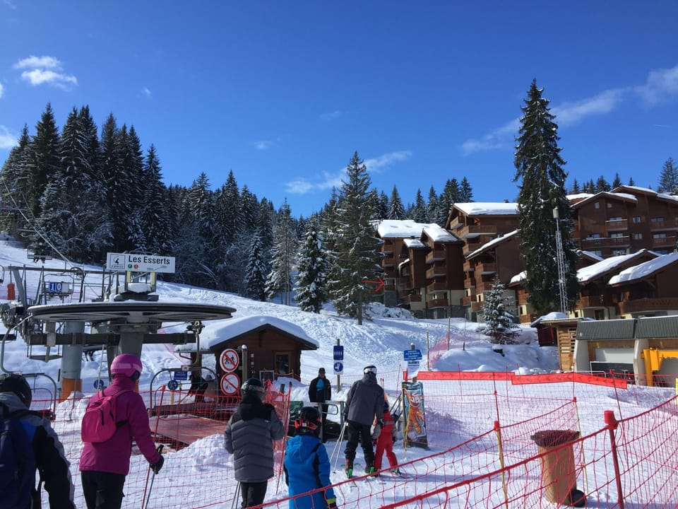 Apartment is in block F of the Refuge de L'Alpage residence