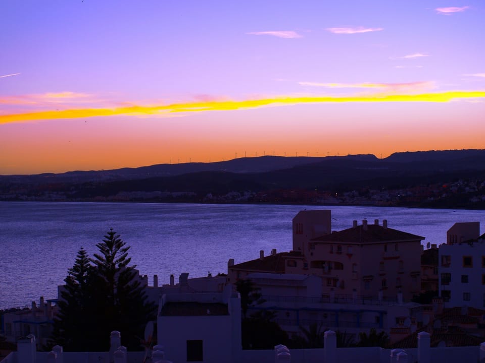 Sunset over Sabinellis bay