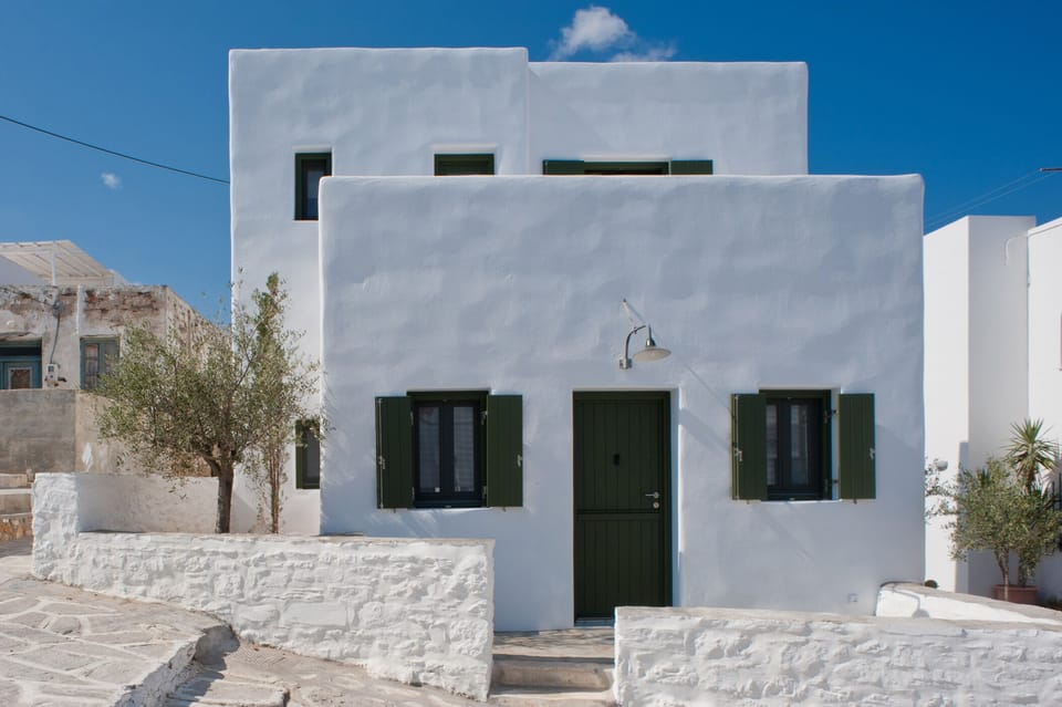 The front side of house
