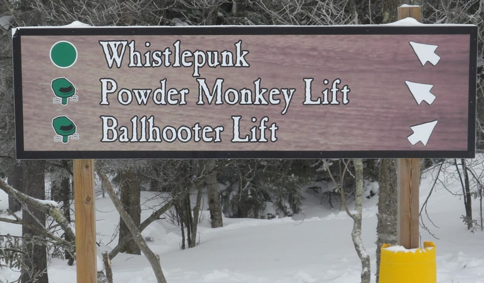 You're connected to the entire trail system from Whistlepunk.