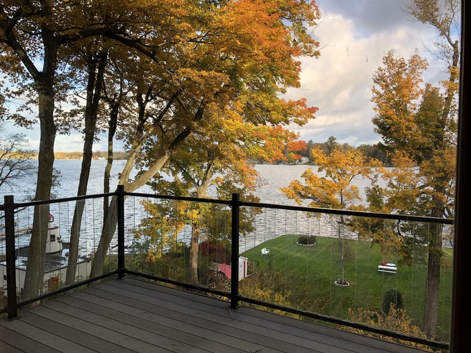 Balcony out of living room, Enjoy morning coffee and put your feet up to relax!