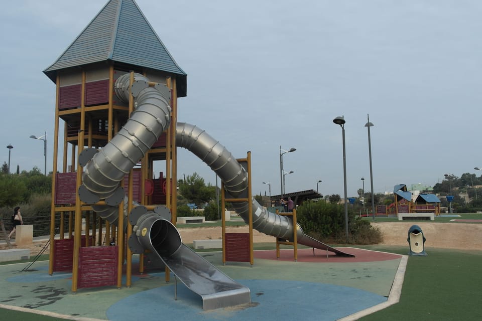 Hours of fun at the family park, just two minutes walk away