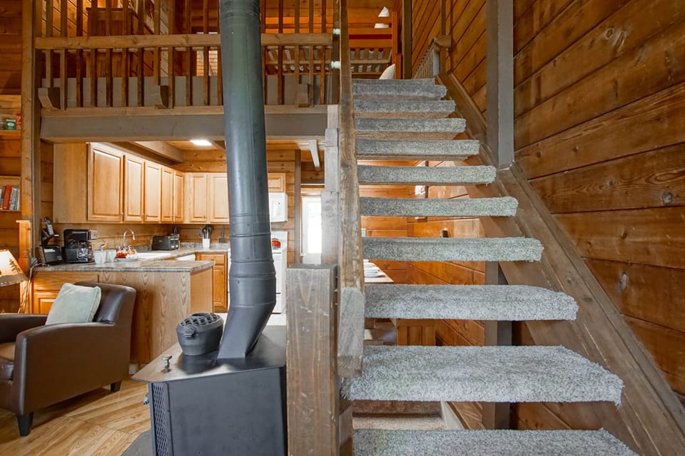 These stairs lead to the 3rd level.