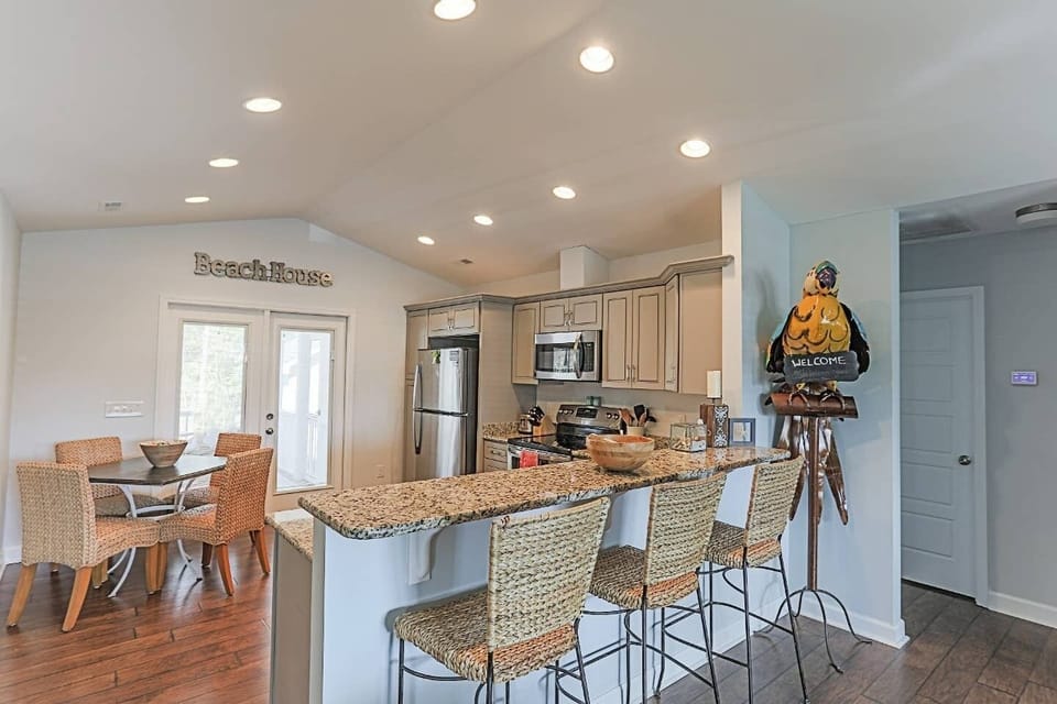 Spacious open kitchen