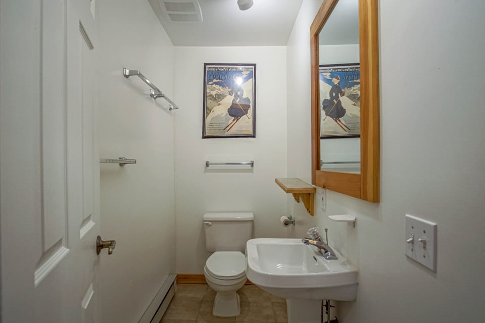 Guest washroom on the first floor