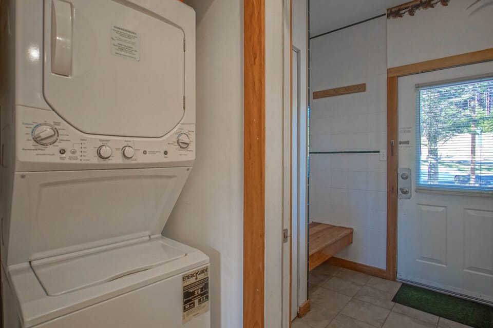 Laundry included with the unit