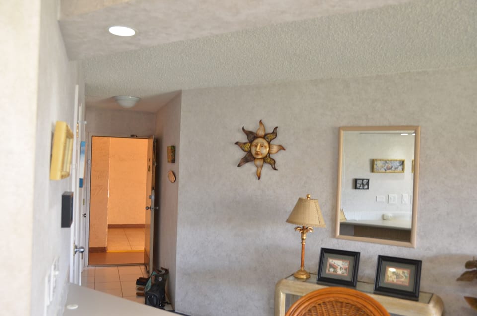 Closer to entryway