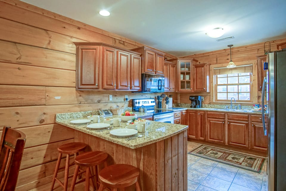The kitchen is located on the 2nd floor.