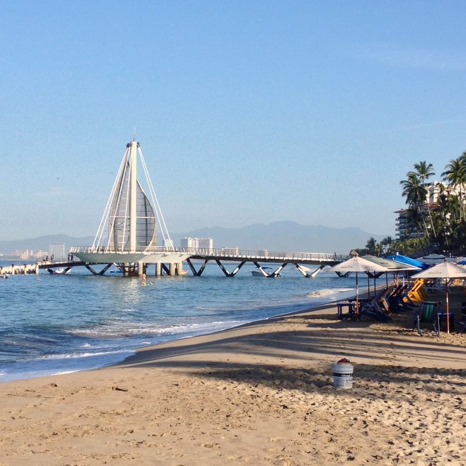 The new Olas Altas Pier. You can take water taxis to many places from here.