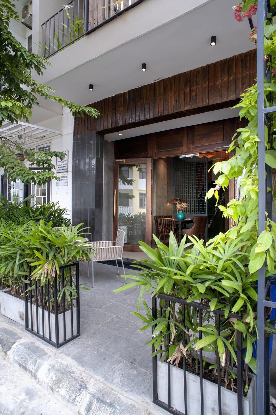 Interior entrance