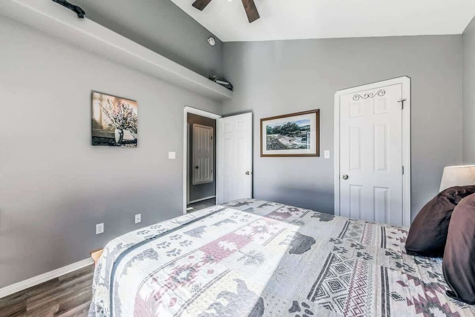 Comfortable queen bed