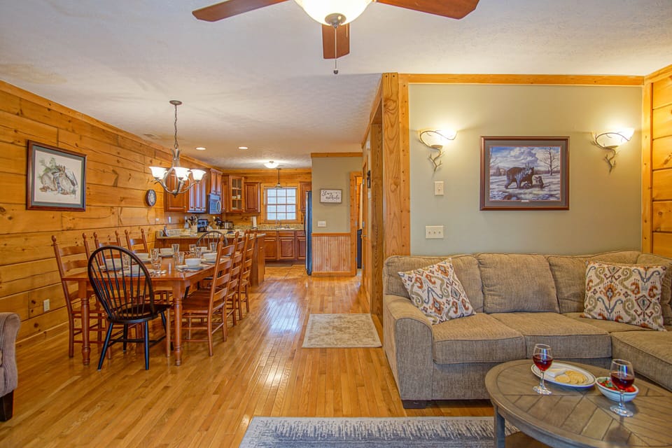 Here is another picture of the open concept main level.