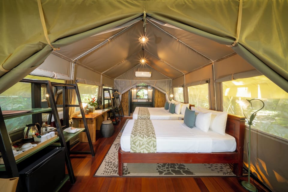 Superior Tent Triple (Dinner + Breakfast) | Premium bedding, minibar, individually decorated, individually furnished