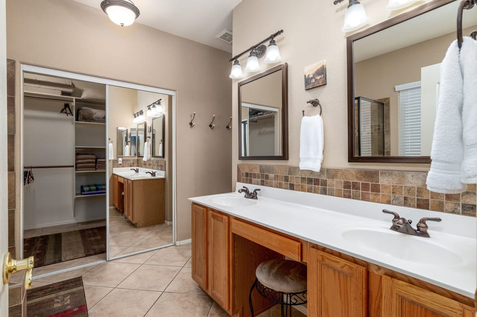 Dual Sink Master Bathroom