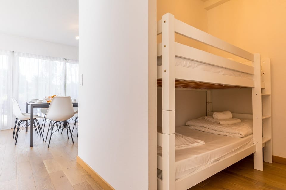 The kids, or the kids at heart, will enjoy the Bunk bed in the sleeping alcove.