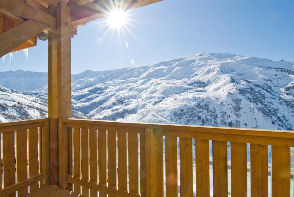 Welcome to our cozy and rustic apartment in Valmeinier 1800! (Note, views vary)