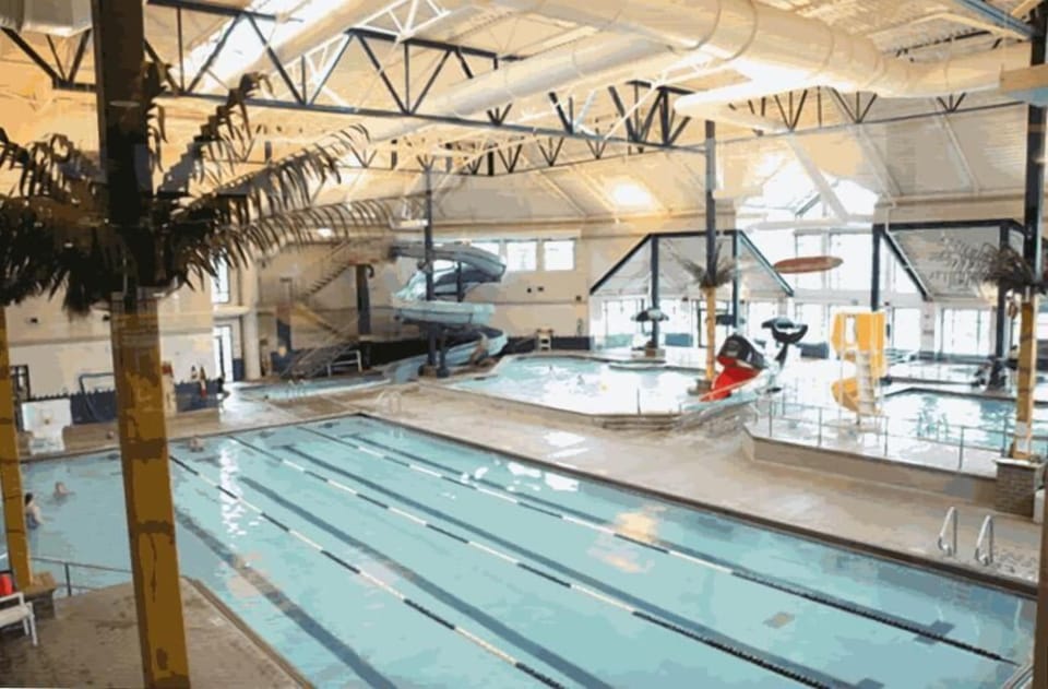 Swim year round in the heated pools of the Silverthorne Recreation Center.