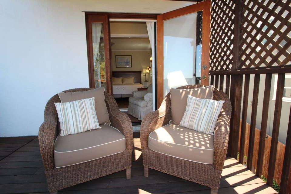 View from Deck into Deck Bedroom. Deck spans the entire width of house.