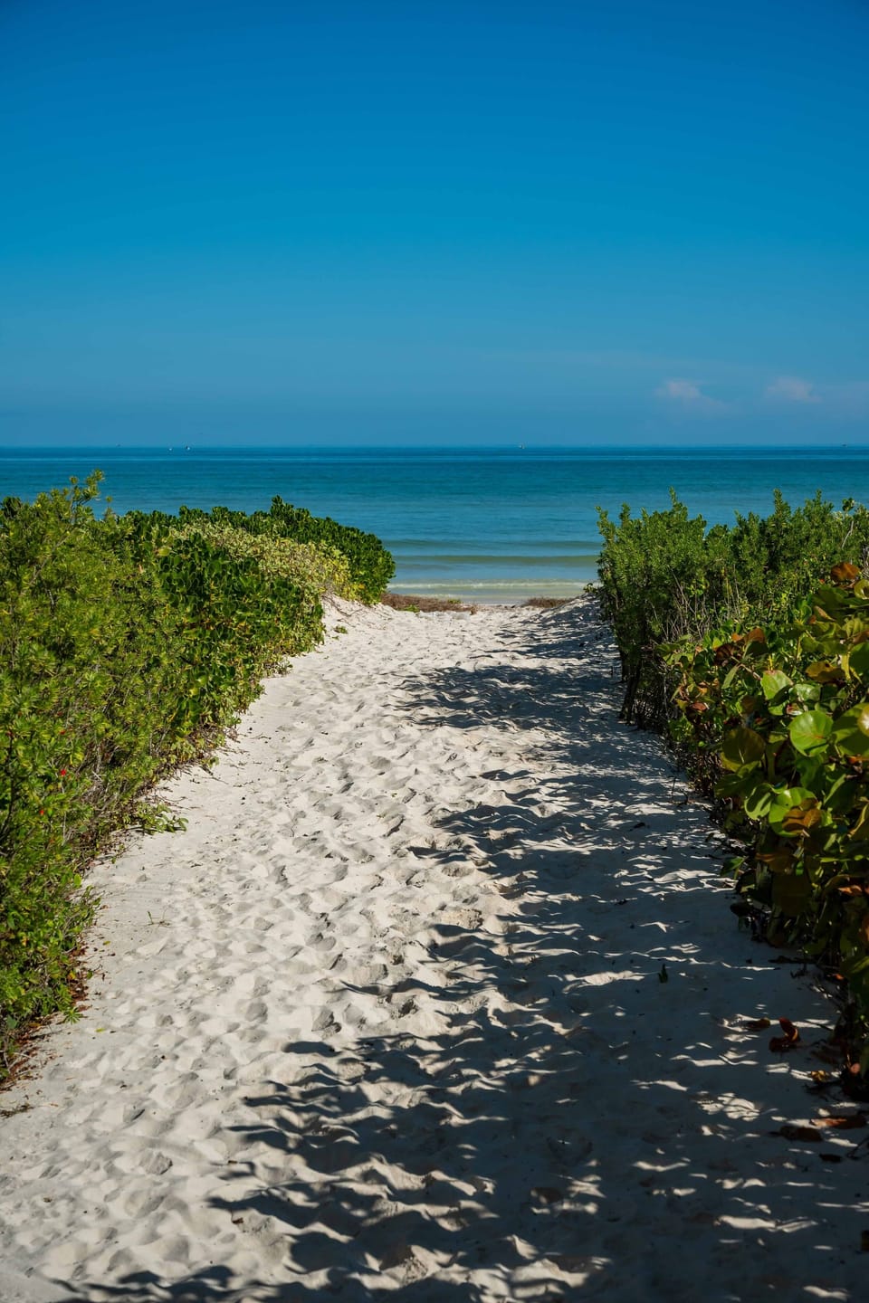 Private pathway to beach