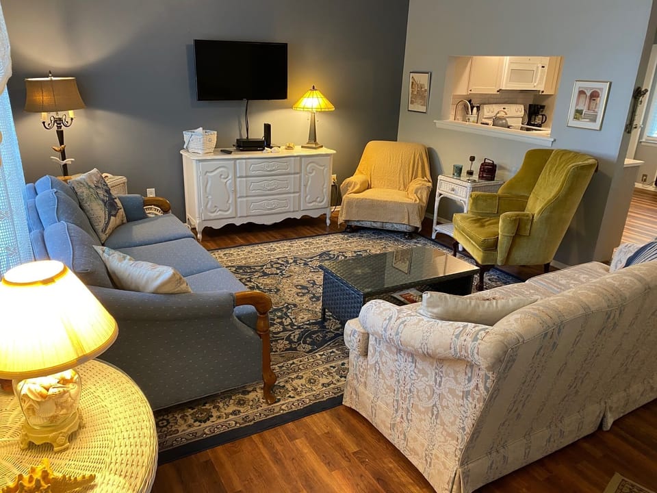 Living room from front entrance
