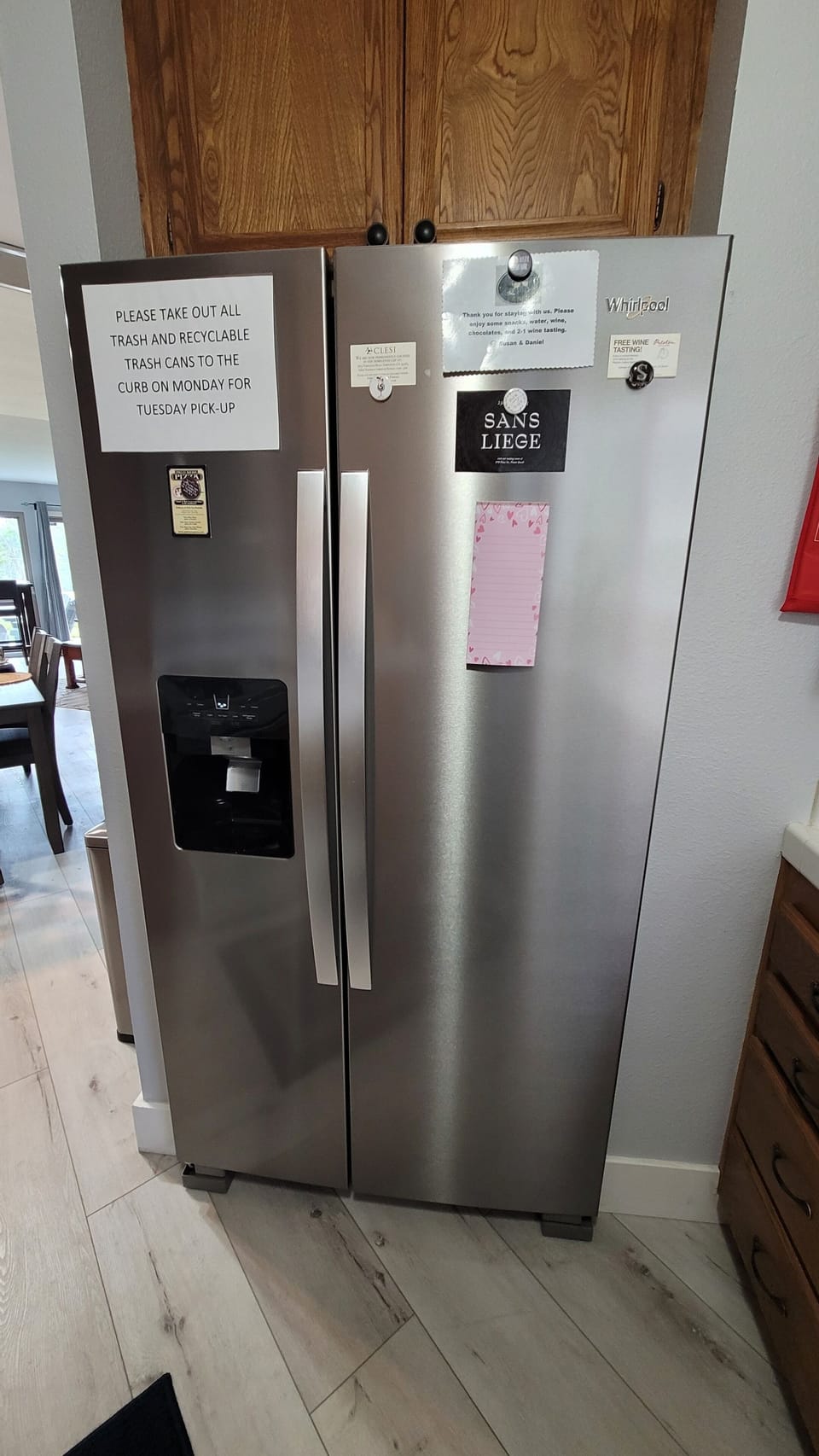 Large size refrigerator. 