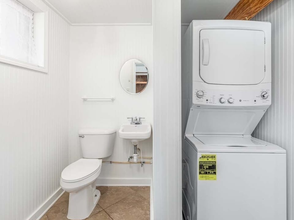 Half Bath + Laundry - Downstairs