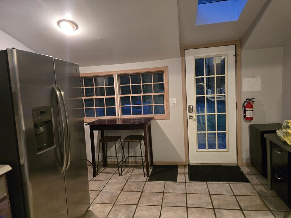 kitchen toward backyard