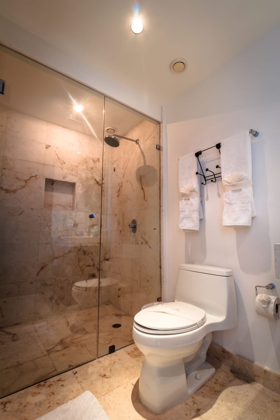 Hallway shower
