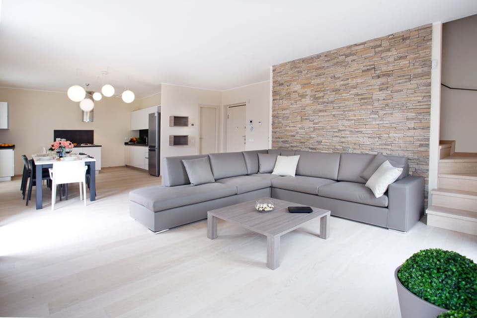 The apartment has been designed with space and comfort in mind.