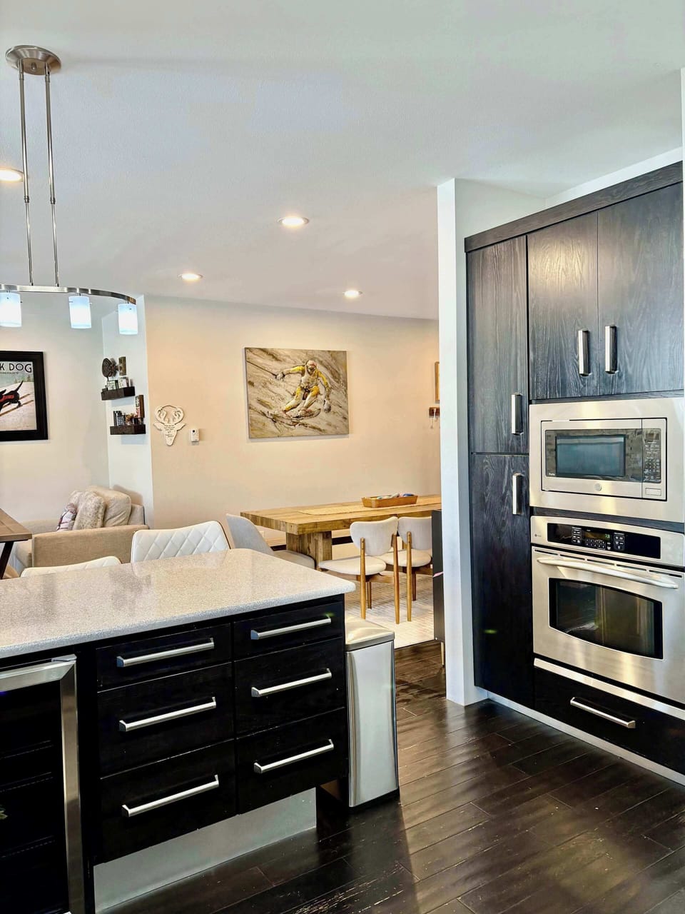 Kitchen looking into dinning room