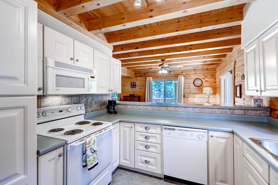 Kitchen with every appliance and utensil you need.