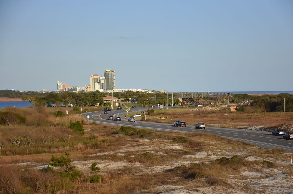 Entering the Gulf State Park