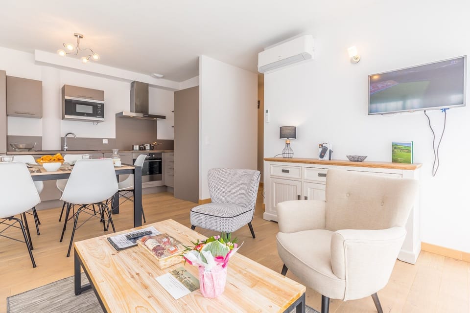 You will love the light and welcoming decor.
