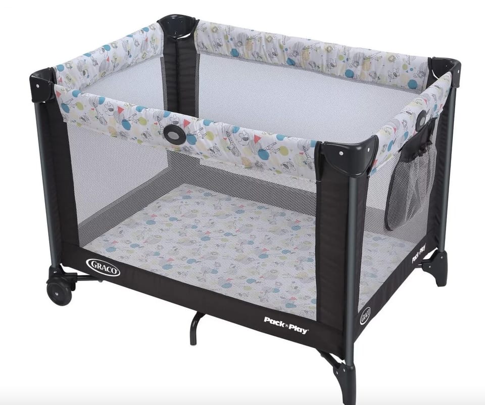 Pack and Play and two child booster seats available on request and for fee.
