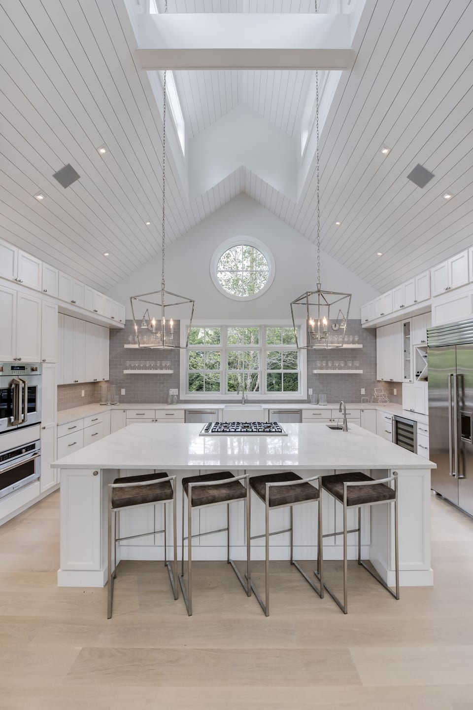 Ample, open Gourmet Kitchen with Viking Stove, SubZero 2 dishwasher