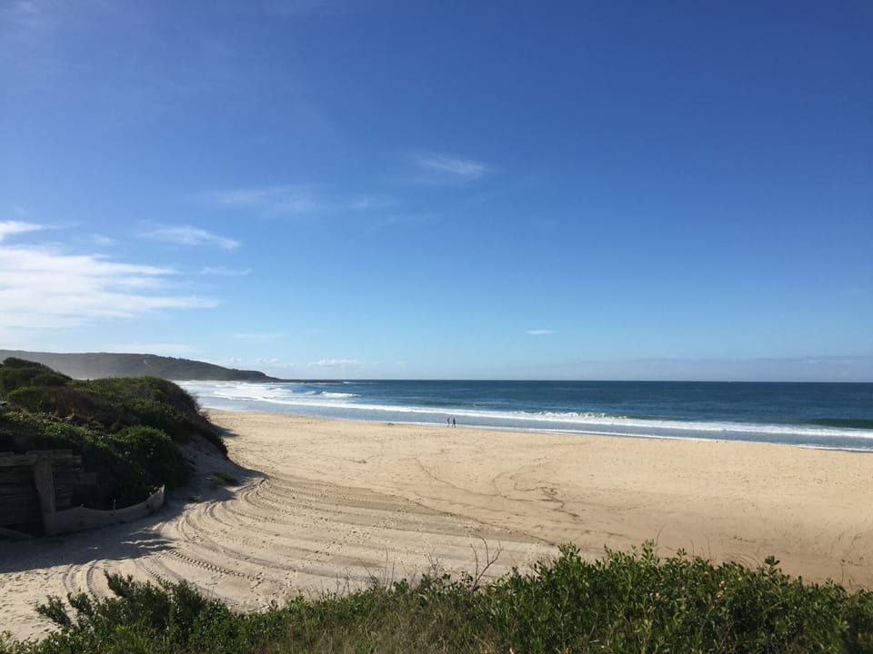 view of the beach