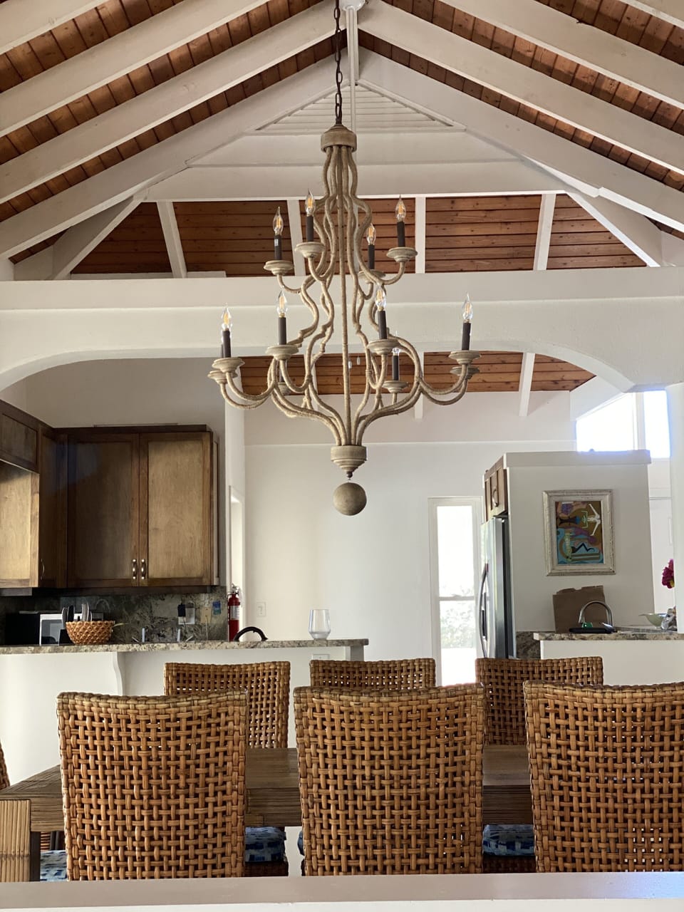 Beautiful new chandelier!