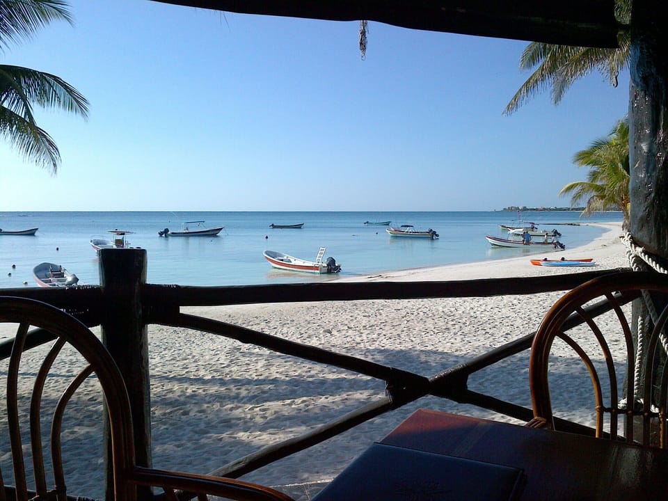 Breakfast in Akumal at Lol Ha restaurant. 