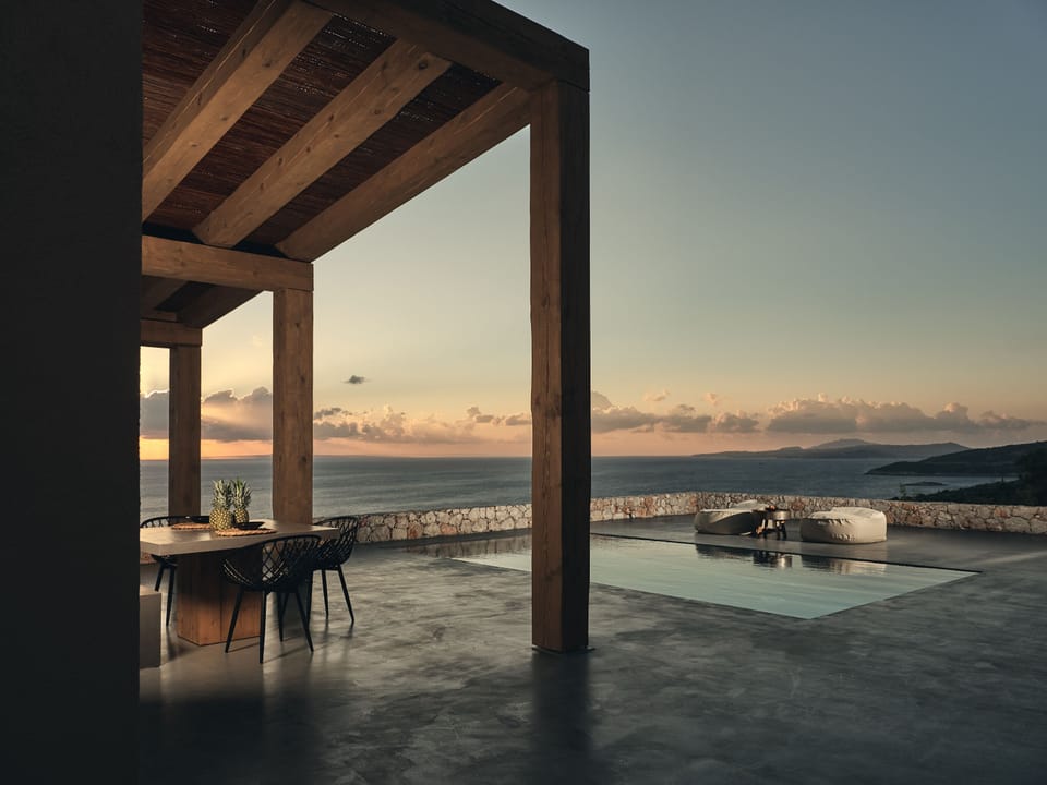 Pool and view “West villa”