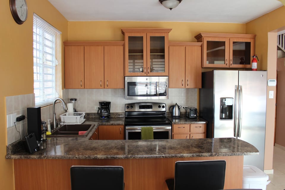 Fully stocked kitchen