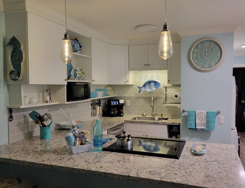 Prepare a feast or a just a cup of coffee in our biggest little kitchen. 