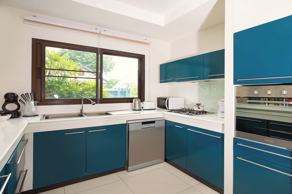 3 Bedrooms Pool Villa | Private kitchen | Fridge, microwave, oven, stovetop