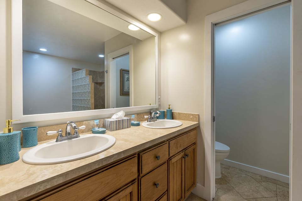 Vanity w/ 2 sinks in Master in suite bathroom