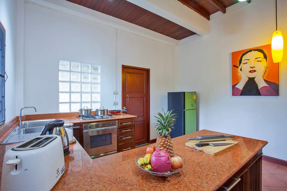 4 Bedrooms Pool Villa | Private kitchen | Fridge, microwave, stovetop, electric kettle