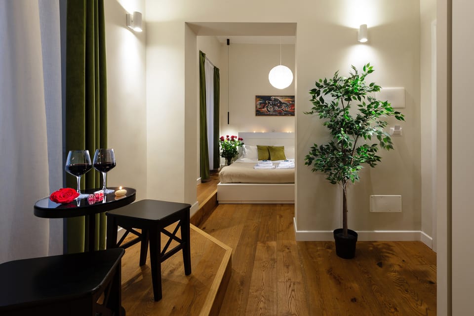 Deluxe Double Room | Down comforters, pillowtop beds, iron/ironing board, travel crib